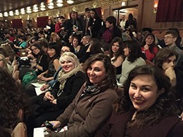 IU East students attend the mariachi opera in Chicago. Photo by Jessica Raposo.