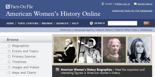 american womens history online