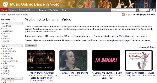 dance in video trial