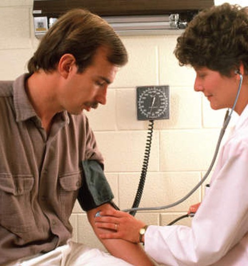 Blood pressure measurement from imagequest